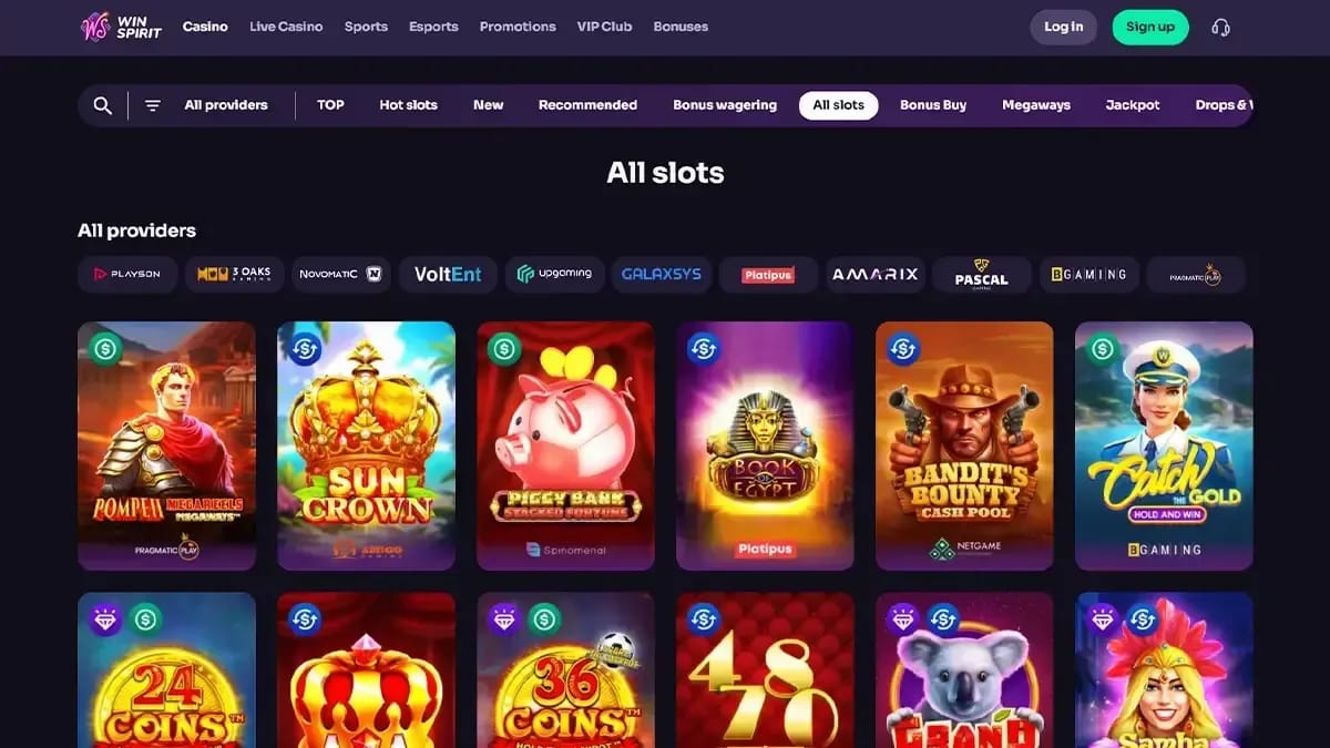 WinSpirit Casino: il tuo casinò online